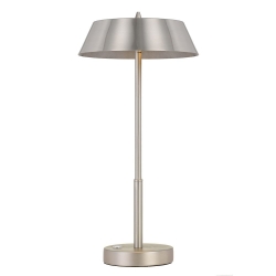 ALLURE LED Table Lamp - Nickel - Click for more info